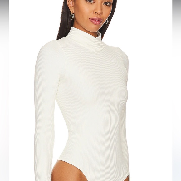 1194. Free People XYZ Recycled Turtleneck Bodysuit - Picture 2 of 6